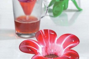 audrey murano glass tea strainer for koziol audrey murano glass tea strainer for koziol