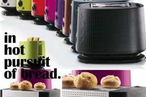 colorful bistro 2-slice toasters and flatbed toasters by bodum colorful bistro 2-slice toasters and flatbed toasters by bodum
