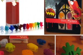 for halloween, creepy creatures glass markers by vacu vin for halloween, creepy creatures glass markers by vacu vin