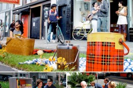photos of previous PARK(ing) day events