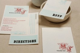 flourish fete wedding invitations by chewing the cud