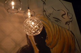 ids 2010 highlights :: light fixtures against a mural