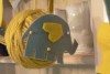 yellow and grey elephant first birthday theme by party perfect
