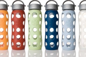 carry-on glass beverage bottle by lifefactory