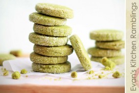 matcha sables as seen on evan's kitchen ramblings matcha sables as seen on evan's kitchen ramblings