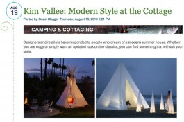 modern style at the cottage