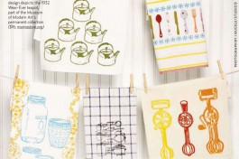 utensil-themed dish towels