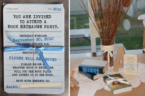 book exchange party invite table decor book exchange party invite table decor