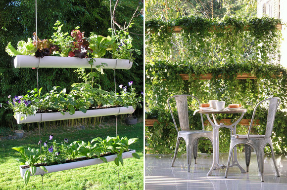 DIY Gutter Gardens At Home with Kim Vallee