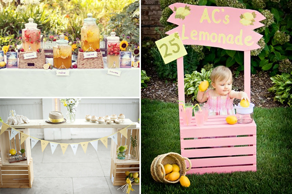 lemonade stand theme party idea wedding SOURCING How to Set Up A 