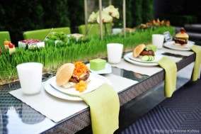 summer burger party tabletop summer burger party tabletop