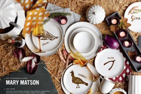 Mary Matson thanksgiving tableware