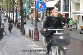 cycle path in the Netherlands