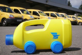french postal truck toy