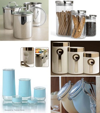 kitchen canister sets : storage jars