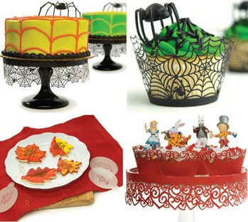 fancy cake decorations for fall and halloween