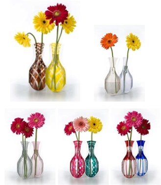 Expandable Flower Vases available at Plastica