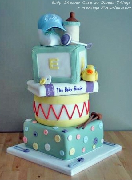 baby shower cake by sweet things in toronto