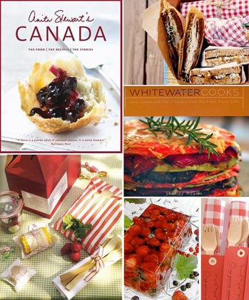 canada day party menu :: anita stewart\'s Canada :: whitewater cooks :: picinic dishing :: red gingham theme
