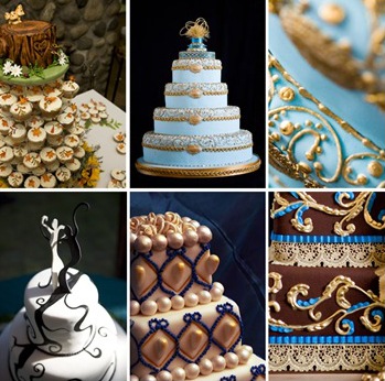 wedding cakes : luscious creations :  papillon cakes