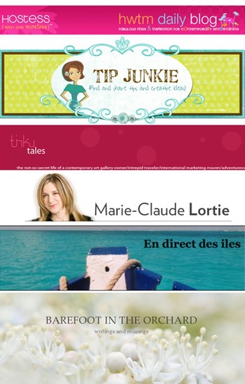 hostess with the mostess :: tip junkie :: tinku tales :: marie-claude lortie :: en direct des iles :: barefoot in the orchard