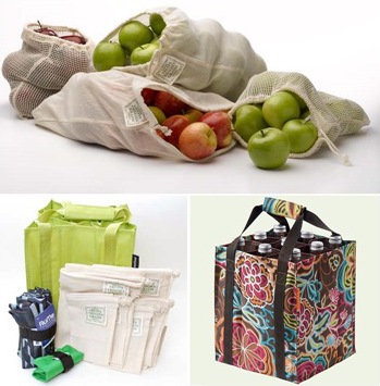 ECOBAGS Reusable Produce Bags and Reisenthel Bottle Bag