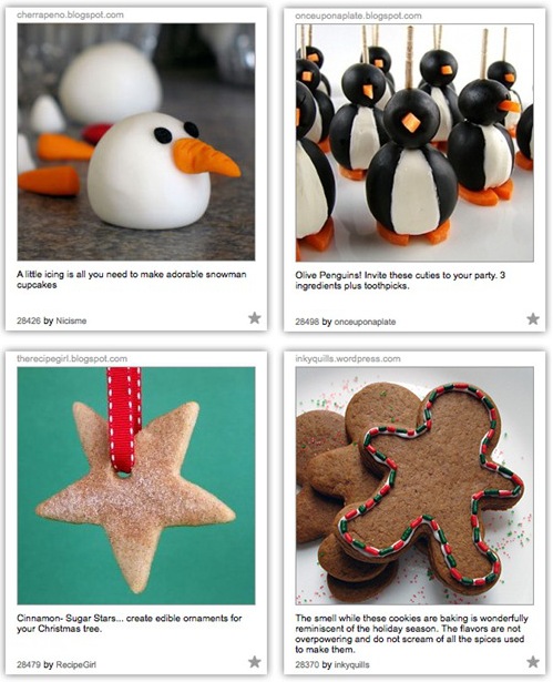 edible holidat appetizers and ornaments :: tastespotting