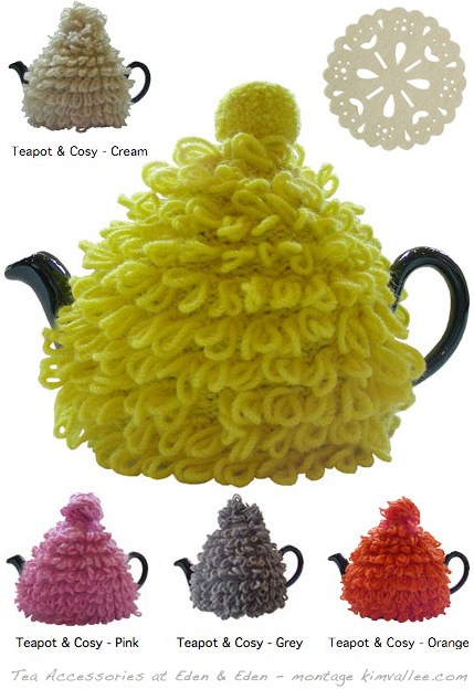 teapot and wool cozy