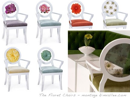 floret chairs at floral art