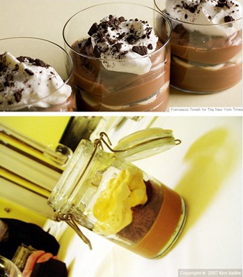 milk chocolate banana pudding with wafer crumbs new york times :: chocolate pot de creme at laloux