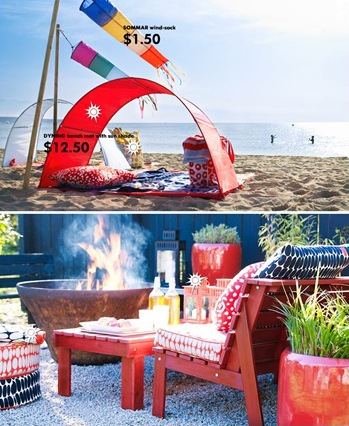 ikea summer collection :: dyning :: sommar : fourth of july : canada day