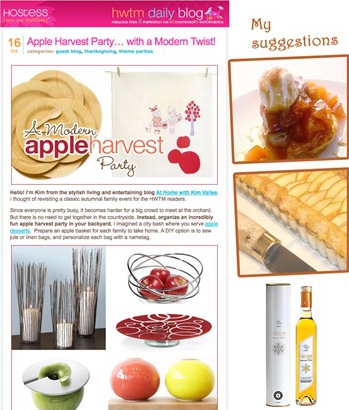 My modernt twist on an Apple Harvest Party :; tarte tatin, maple apple cheddar tart :: apple ice wine