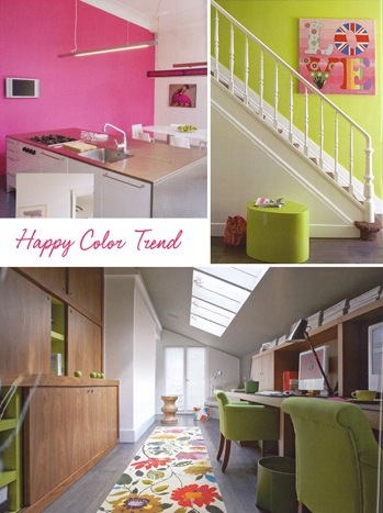 happy colors in residences decoration  and cote ouest