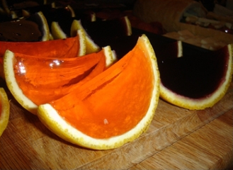 Orange Peel Jello Shot by Patrick Haney on flickr