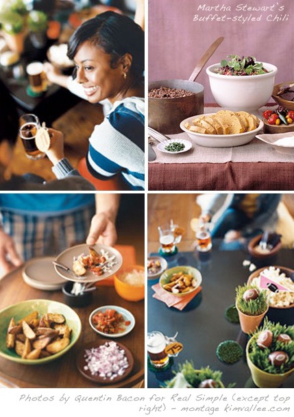 how to host a football party by real simple
