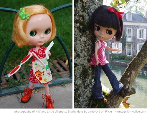 two blythe dolls belonging to amloro16 on flickr