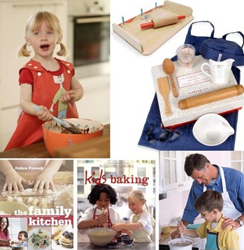 The family kitchen book plus tips on baking with kids