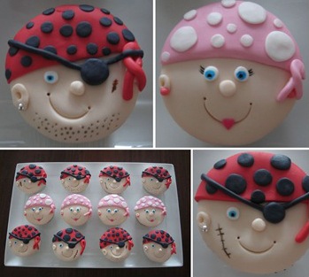 pirate cupcakes for a  kid party by KiwiGirlSteph