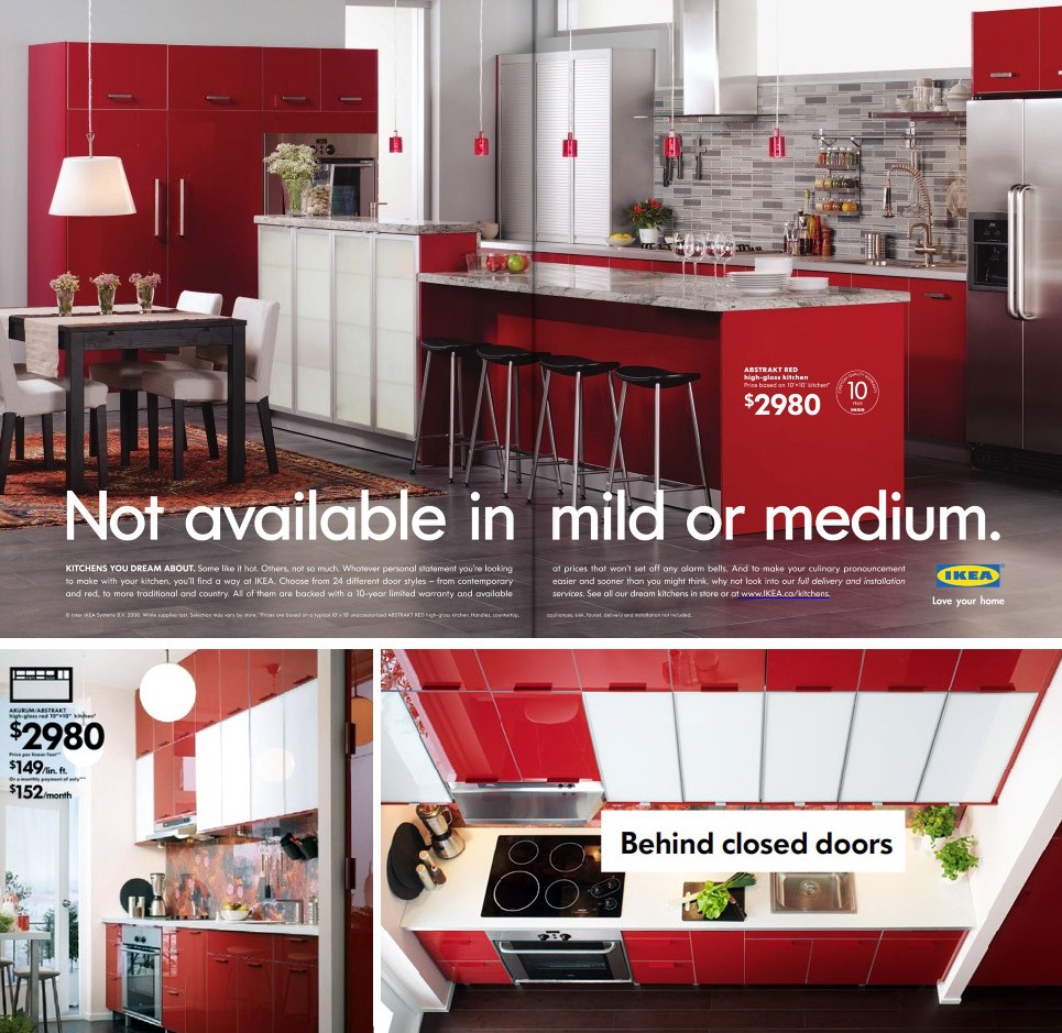 Living With Red Kitchen Cabinets At Home With Kim Vallee