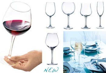 luminarc :: new glasses for young wines