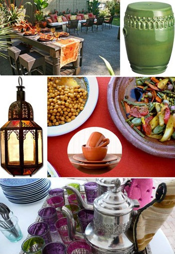 moroccan menu, patio lantern and outdoor decor :: take it outsid