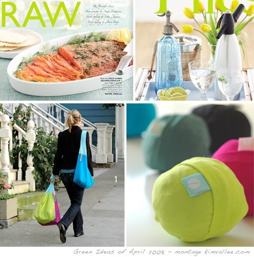 raw food and eco-friendly party tips :: reusable shopping bags