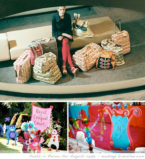 orla kiely's ravel bag collection :: alice in wonderland birthday party