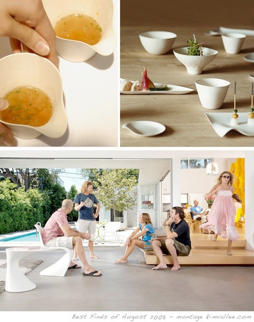 wasara disposable tableware :: modern family house designed for entertaining