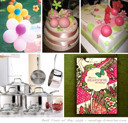 floral party theme for first birthday :: how to set  a cookware :: cartolina cards