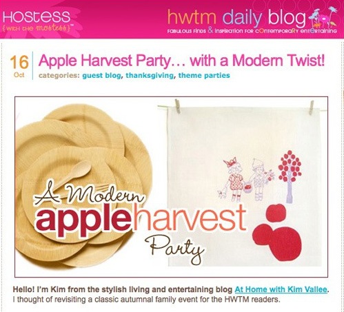 apple harvest party :: guest blogging on hostess with the mostess