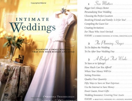 intimate weddings by book author Christina Friedrichsen 