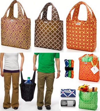RuMe reusable shopping bags :: fall in new york patterns