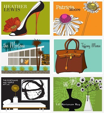 fabulous stationery note cards :: bags shoes  invites moving announcements