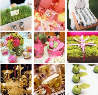 Party favors and table top inspirations